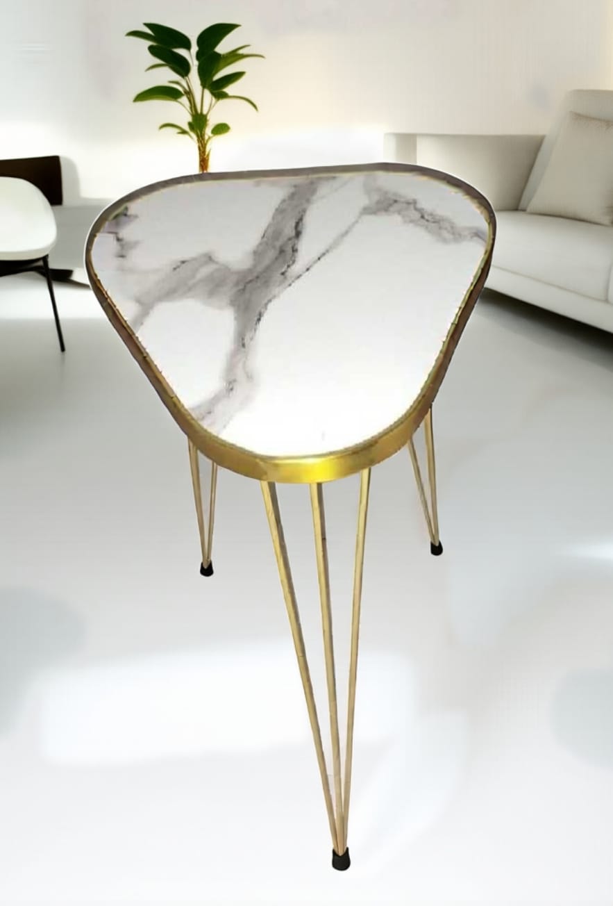 Modern High-Gloss Nesting Coffee Tables – Set of 3 (Five Unique Shapes) | Treasure's Decor